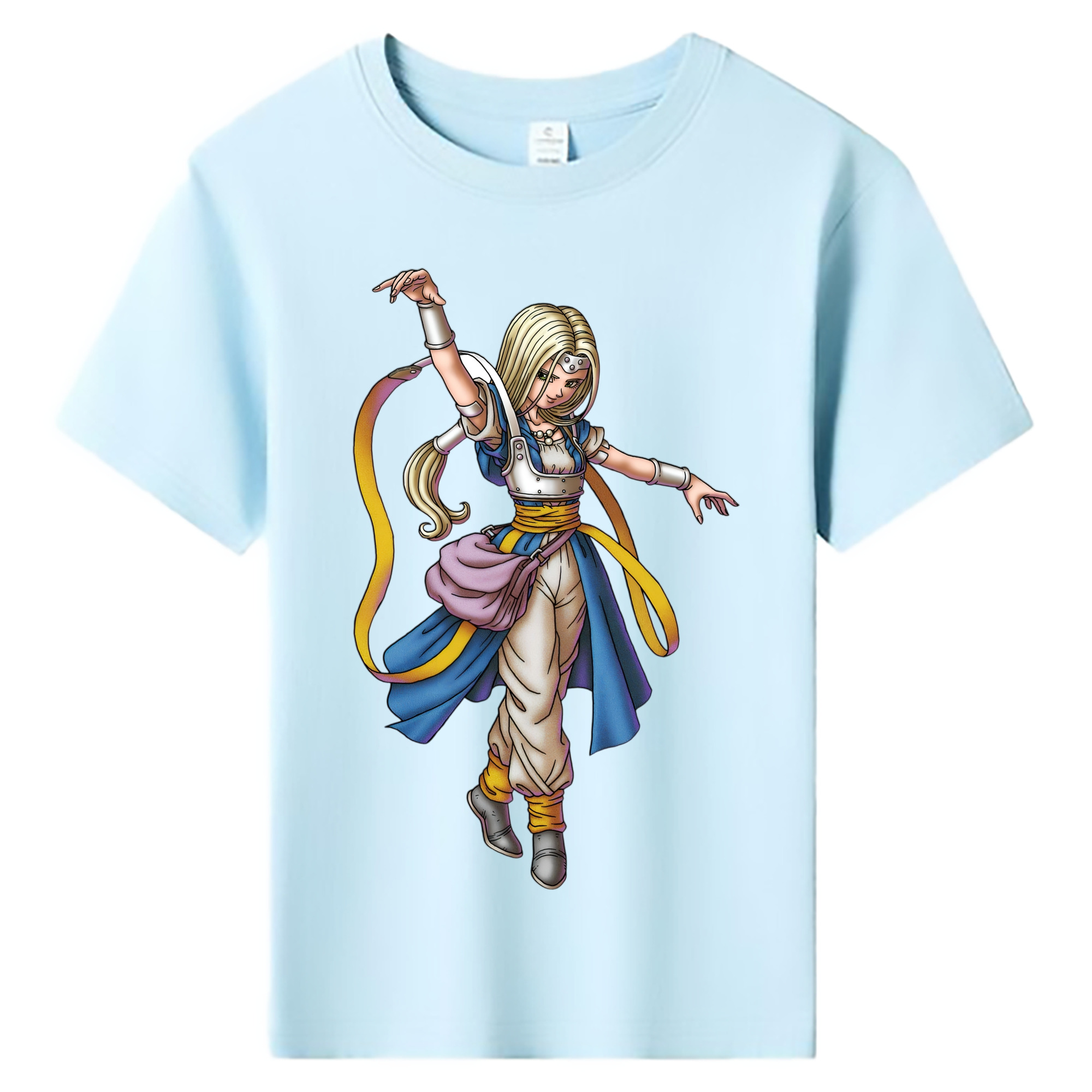 （画像用） ドラゴンクエスト Doragon Kuesuto Dragon Quest 綿100％キッズTシャツ（フロントプリント）